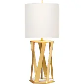 Elstead Lighting Tischleuchte, Messing, Marmor, H 87 cm