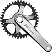 Shimano Kurbelgarnitur CUES FC-U6030-1 "Polished Silver Edition", 10/11-fach, 42T, 170 mm