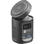 Cellularline MAG HUB, Drinnen, AC, Kabelloses Aufladen, 1,5 m, Schwarz