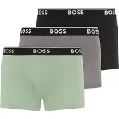BOSS Trunk Packung, 3 Stk. aus Stretch-Baumwolle mit Logo-Bund, mittlere Bundhöhe