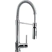 Franke COXY Küchenarmatur Chrom 115.0185.417 Hochdruckarmatur Einhebelmischer massive Edelstahlgehäuse flexibler Auslauf mit Brausefunktion