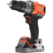 Black & Decker BCD383D1XK-QW, Handbohrmaschine, Orange, 1,3 cm, Akku, 2 Ah, 18 V