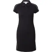 Calvin Klein Jeans Ss Punto Milano Dress Black Größe: S | Minikleider Outlet | Damen | Schwarz