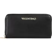 Valentino Elegante Damen-Geldbörse Schwarz mit Münzfach & Reißverschluss