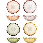 Bloomingville – Kana Schale – mehrfarbig – 4er-Set – Glas