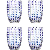 Bloomingville Brinley Gläser blau 4er Set
