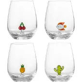 Bloomingville – Misa Trinkglas – 4er-Set – klar