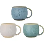 Bloomingville – Harriet Becher – 3er-Set – blau