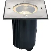 SLV Outdoor Bodeneinbauleuchte Dasar 115, GU10, eckig, Edelstahl 316
