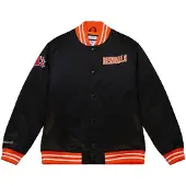 Mitchell & ness Cincinnati Bengals NFL Heavyweight Satin Jacke Schwarz-M