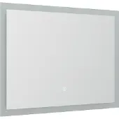 Posseik LED Spiegel 60x53 cm mit Touch Bedienung