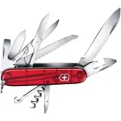 Victorinox Huntsman Lite, Schweizer Taschenmesser, transparent rot