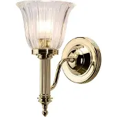 Elstead Lighting Elstead Carroll LED Wandleuchte G9 Poliertes Messing IP44