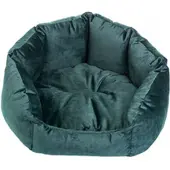 Fera Ring grünes ovales Bett M/L 68x60x28 cm