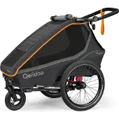 Qeridoo Kidgoo 1 FIDLOCK Edition - Kinderfahrradanhänger für 1 Kind