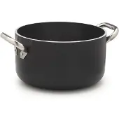 PENTOLE AGNELLI Hochaluminium Ofentopf mit Induktionsboden und Edelstahlgriffen