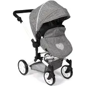 Bayer Chic 2000 2in1 Carrozzina Bambola Combinata Linus Jeans