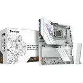 Gigabyte X870 AORUS TACHYON ICE Mainboard – Unterstützt AMD Ryzen 9000 CPUs, digitale 18+2+2 Phasen VRM, bis zu 9600 MHz DDR5 (OC), 1 x PCIe 5.0 + 2 x PCIe 4.0, Wi-Fi 7, 5 GbE LAN, USB 4