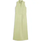 HUGO Maxikleid aus Satin mit abnehmbarem Kettengürtel Grösse 44