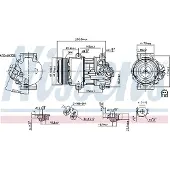 Nissens Kompressor, Klimaanlage ** FIRST FIT ** 89479