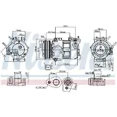 Nissens Kompressor, Klimaanlage ** FIRST FIT ** 890693