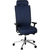 Hjh OFFICE PRO-TEC XXL Stoff - Profi Bürostuhl Blau