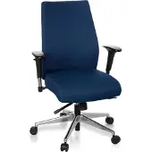Hjh OFFICE PRO-TEC 250 - Profi Bürostuhl Dunkelblau