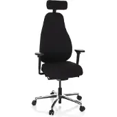 Hjh OFFICE RESISTIO - High End Bürostuhl Schwarz