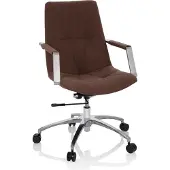 Hjh OFFICE SARANTO II - Home Office Bürostuhl Mittelbraun