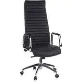 Hjh OFFICE ASPERA 20 - Luxus Chefsessel Schwarz