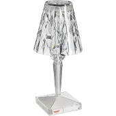 Kartell Battery Tischlampe LED batteriebetrieben Ø12x26 cm