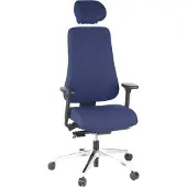 Hjh OFFICE PRO-TEC 400 - Profi Bürostuhl Dunkelblau