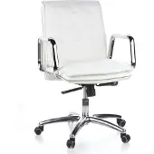 Hjh OFFICE VILLA 10 - Profi Chefsessel Cremeweiß