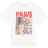 Garcia mädchen T-Shirt, 164/170, Weiss