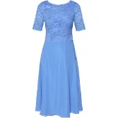 Vera Mont Cocktailkleid "Damen mit Spitze" Ohne Tasche Spitze