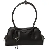 Calvin Klein Handtasche Emblem Trio Shoulder Bag LV04F3369G Schwarz