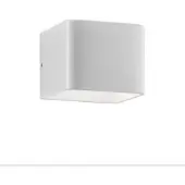 Zafferano Cubetto IP20 5,6W weiße LED-Wandleuchte
