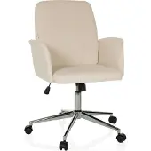 Hjh OFFICE Home Office Bürostuhl SOLAO CORD Schreibtischstuhl mit Armlehnen Stoff Drehstuhl