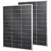 Vevor Bifaziales Solarpanel 100 W 2er-Pack