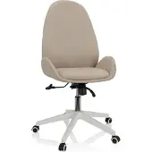 Hjh OFFICE Home Office Bürostuhl AVEA I Schreibtischstuhl mit Armlehnen Stoff Drehstuhl