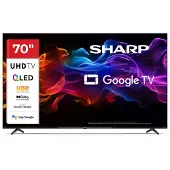 Sharp 70HP5265E, 177,8 cm (70"), 3840 x 2160 Pixel, QLED, Smart-TV, WLAN, Schwarz