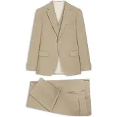 BOSS Slim-Fit Dreiteiler aus Schurwoll-Serge Grösse 98