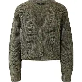 OUI - Strickjacke - Größe 40 DAMEN - grün