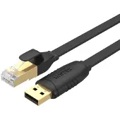 UNITEK Y-SP02001B, 18 m, USB Typ-A, RJ-45, Schwarz