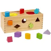 Bigjigs Wooden Mystery Box Formsortierer, 10-tlg.