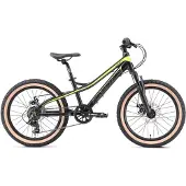 Bikestar Kinder Jugend Mountainbike 20 Zoll ab 6 - 7 Jahre | Hartail MTB Scheibenbremse Federgabel | Schwarz Grün