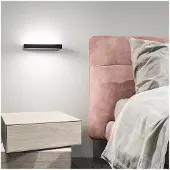 Perenz FLOOR LED-Wandleuchte Schwarz Handy-Ladestation
