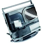 Graef UNA 91, Elektro, 1,5 cm, Schwarz, Silber, Aluminium, 17 cm, weich