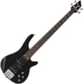 Gear4Music Chicago-Bassgitarre von Schwarz
