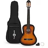 Gear4Music 3/4-Konzertgitarre Sunburst von Paket